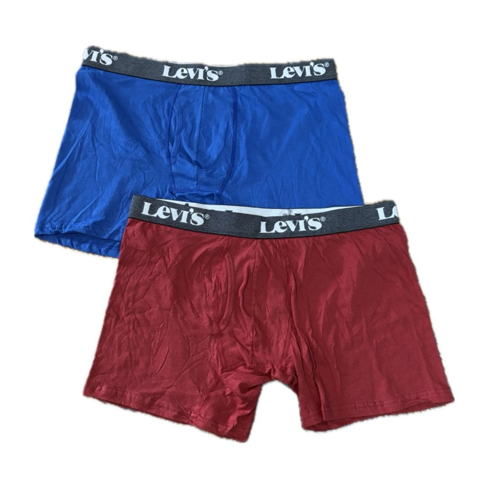 Levi's NEW Men's Blue and Red Boxer Briefs Size XL 40-42